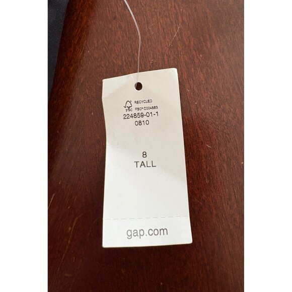 Gap NWT Tailored Stretch Classic Career Shorts in Black Size 8 Tall - Picture 6 of 12